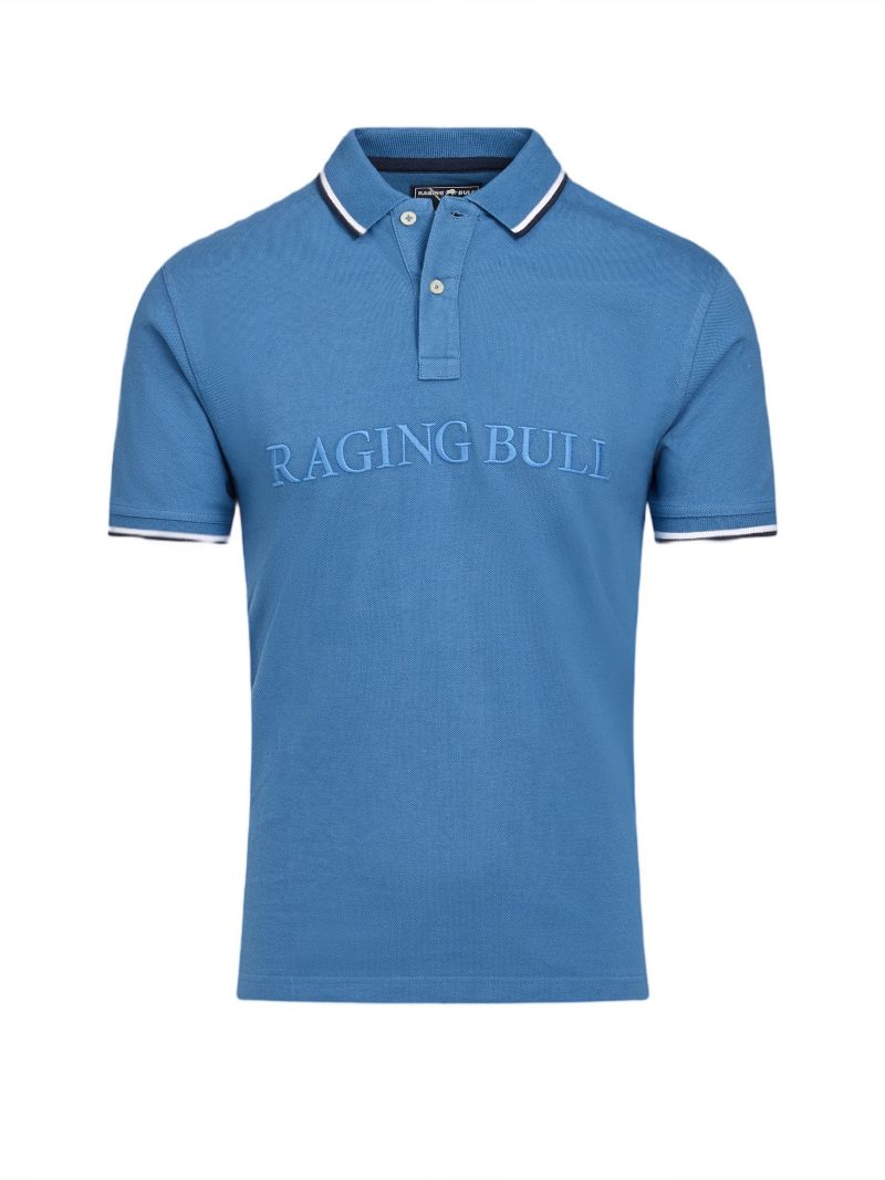 Men's Short Sleeve Embroidery Pique Polo