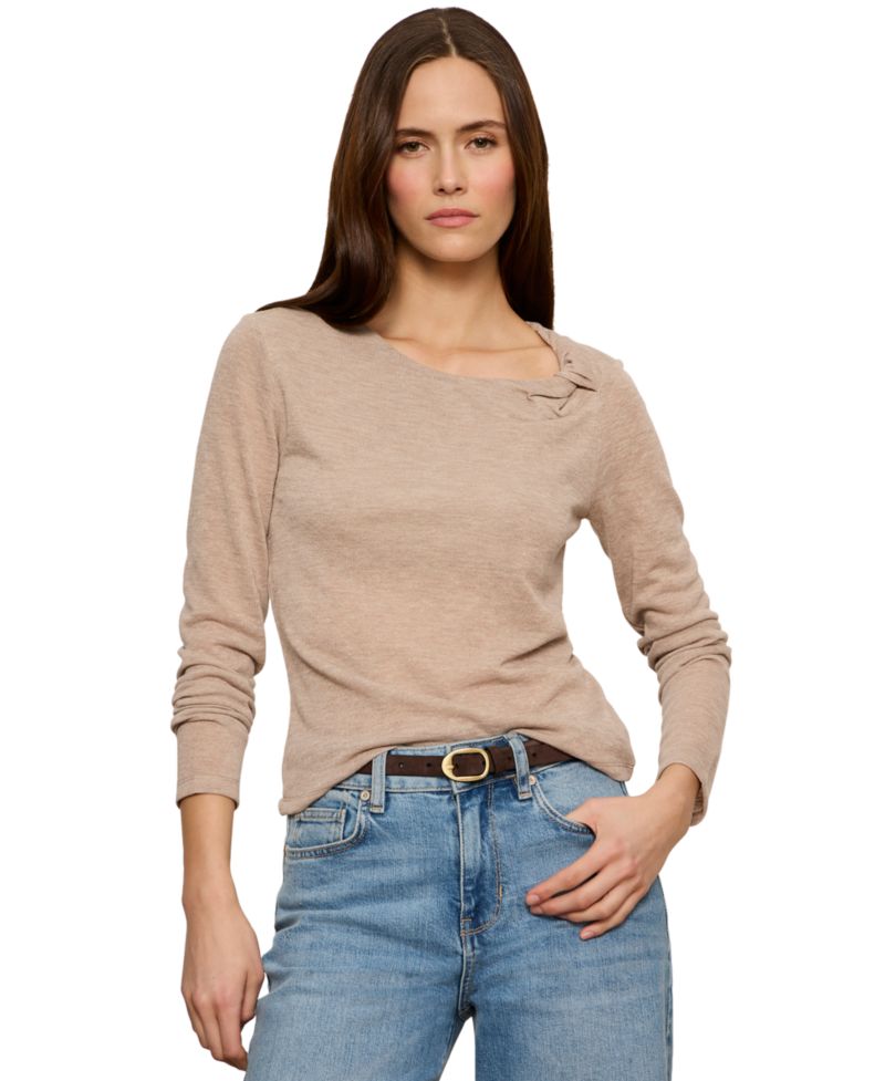 Women's Suki Long-Sleeve Twist T-Shirt