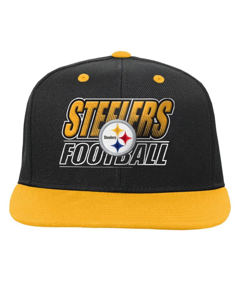 Boys and Girls Pittsburgh Steelers Snapback Embroidered Graphics Baseball Cap