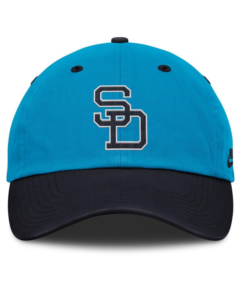Men's Blue/Navy San Diego Padres Neon 90s Club Adjustable Hat