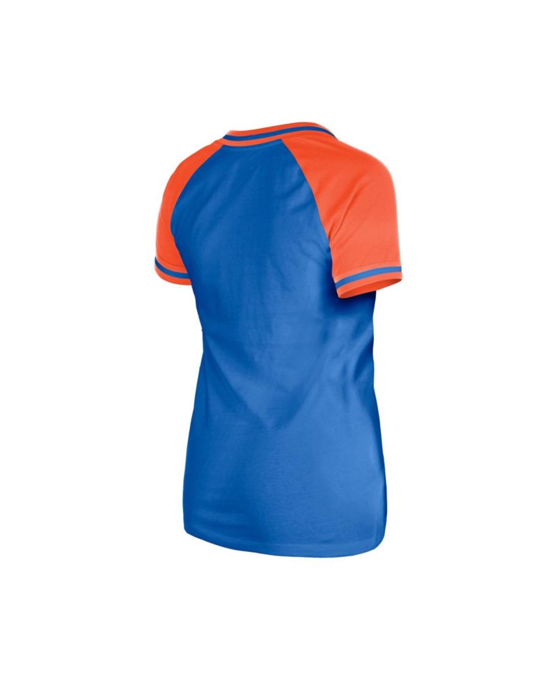 Women's Royal New York Mets Gameday V-Neck T-Shirt