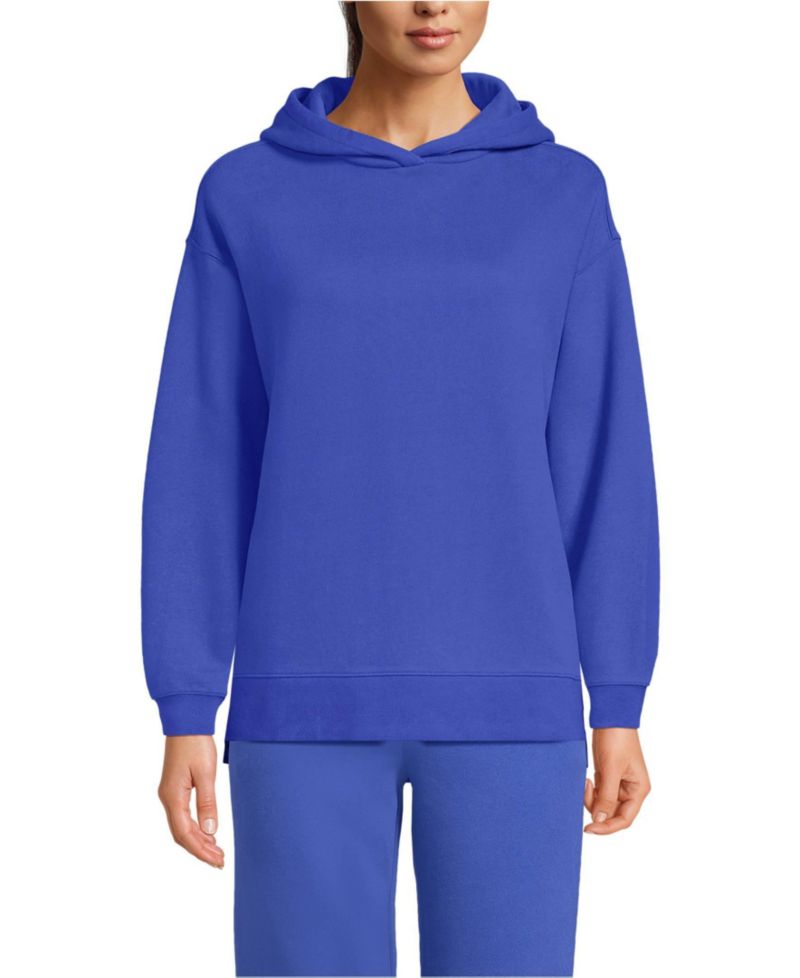 Women's Long Sleeve Serious Sweats Hooded Tunic Sweatshirt