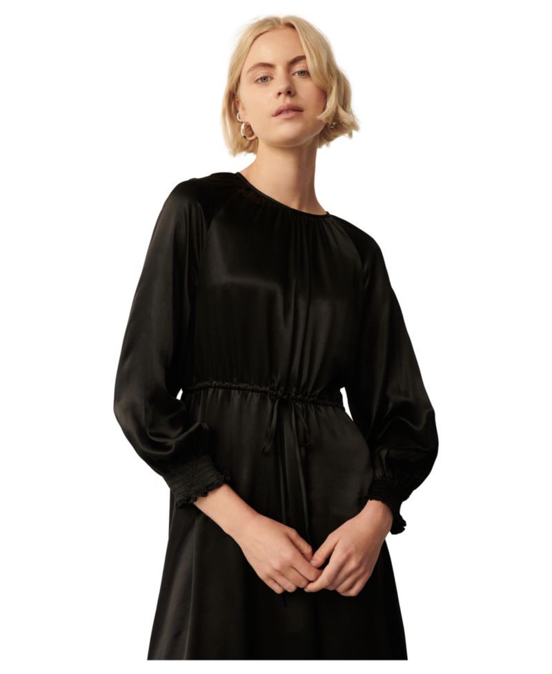 Women's Florian Midi Round Neck 3/4 Sleeve Dress