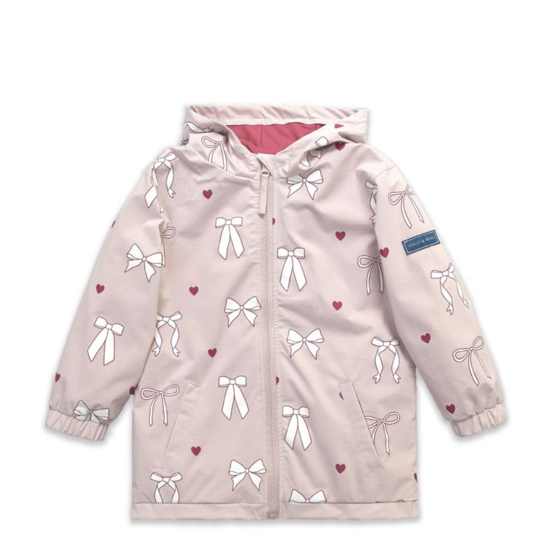 Girls Color Changing Hooded Raincoat