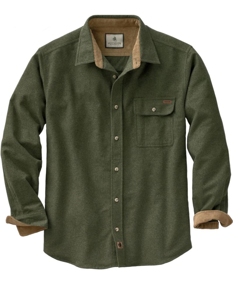 Big & Tall Buck Camp Long Sleeve Casual Fit Button Down Shirt