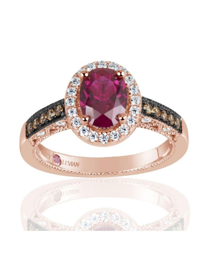 Suzy Levian Sterling Silver Cubic Zirconia Ring