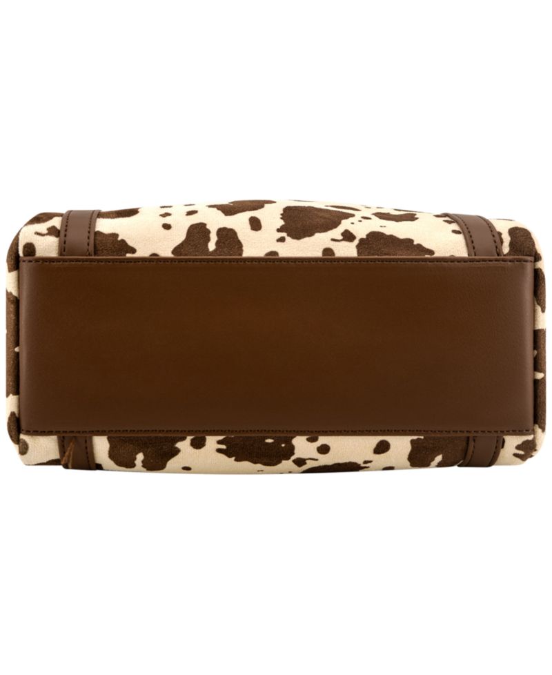 Soe Cow Print Small Crossbody Handbag