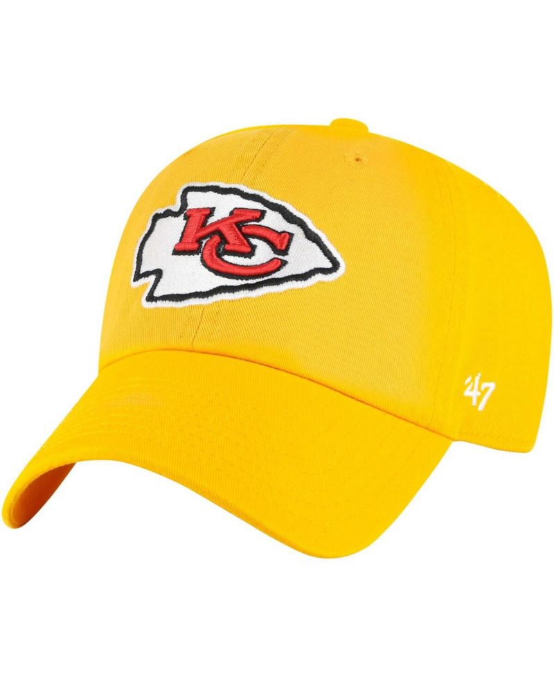 Men's Gold Kansas City Chiefs Secondary Clean Up Adjustable Hat