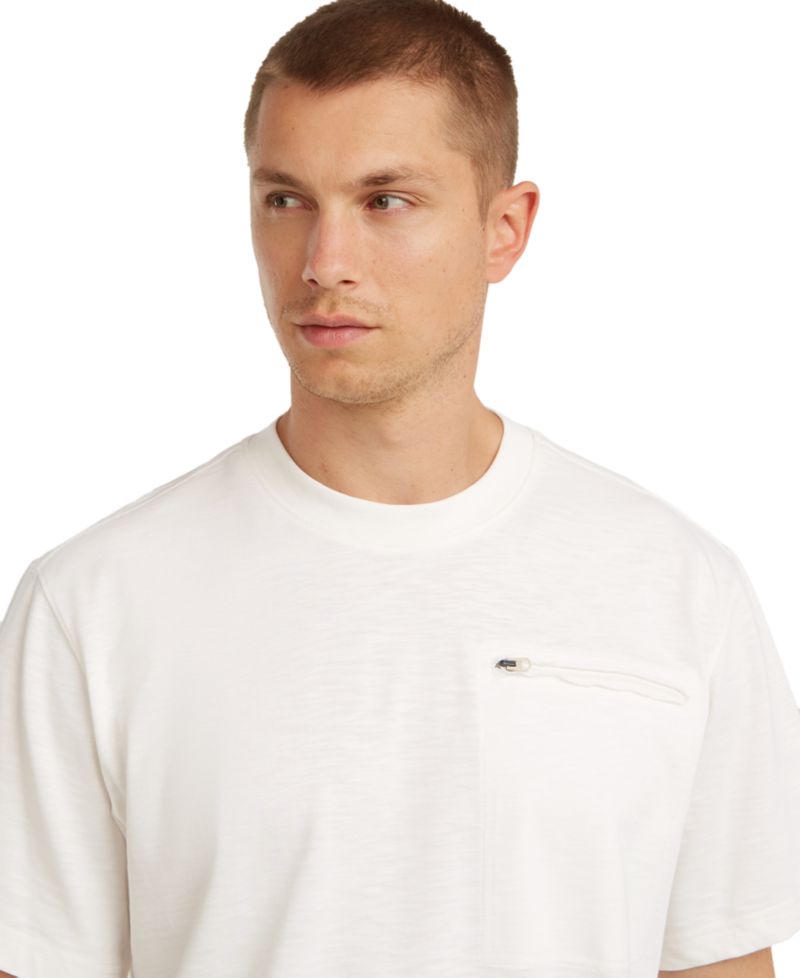 Men's Crewneck Zip Pocket T-Shirt