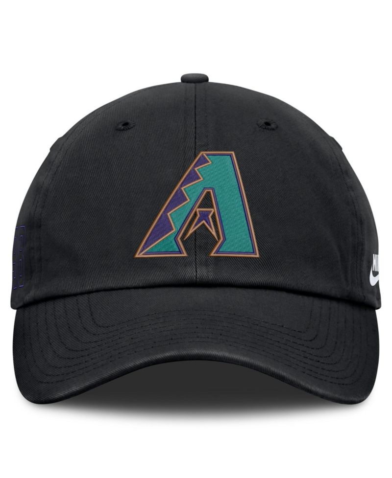 Men's Black Arizona Diamondbacks Cooperstown Club Adjustable Hat