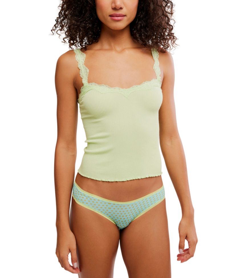 Women's Spring Fever Lace Detail V-Neck Cami Top