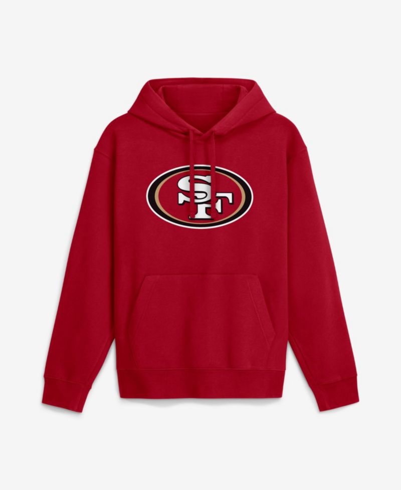 Men's George Kittle Scarlet San Francisco 49ers Name & Number Hoodie