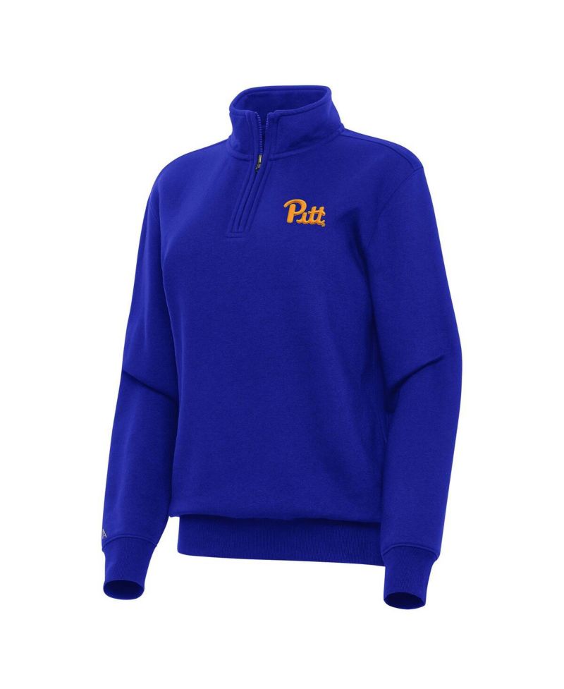 Women's Royal Pitt Panthers Victory Quarter-Zip Sweatshirt