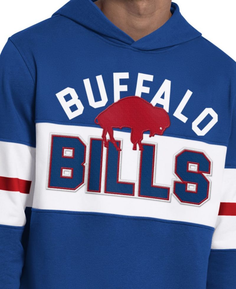 Men's Royal Buffalo Bills Fullback Jersey Hoodie