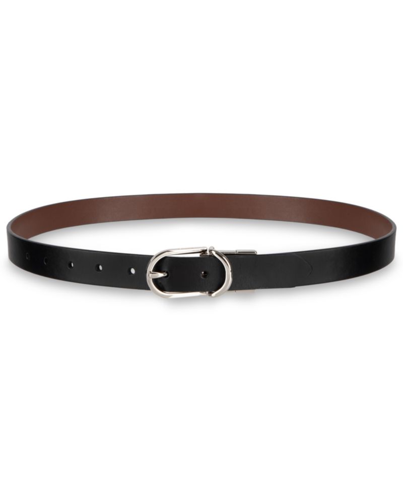 2 In 1 Reversible Leather Dress Belt