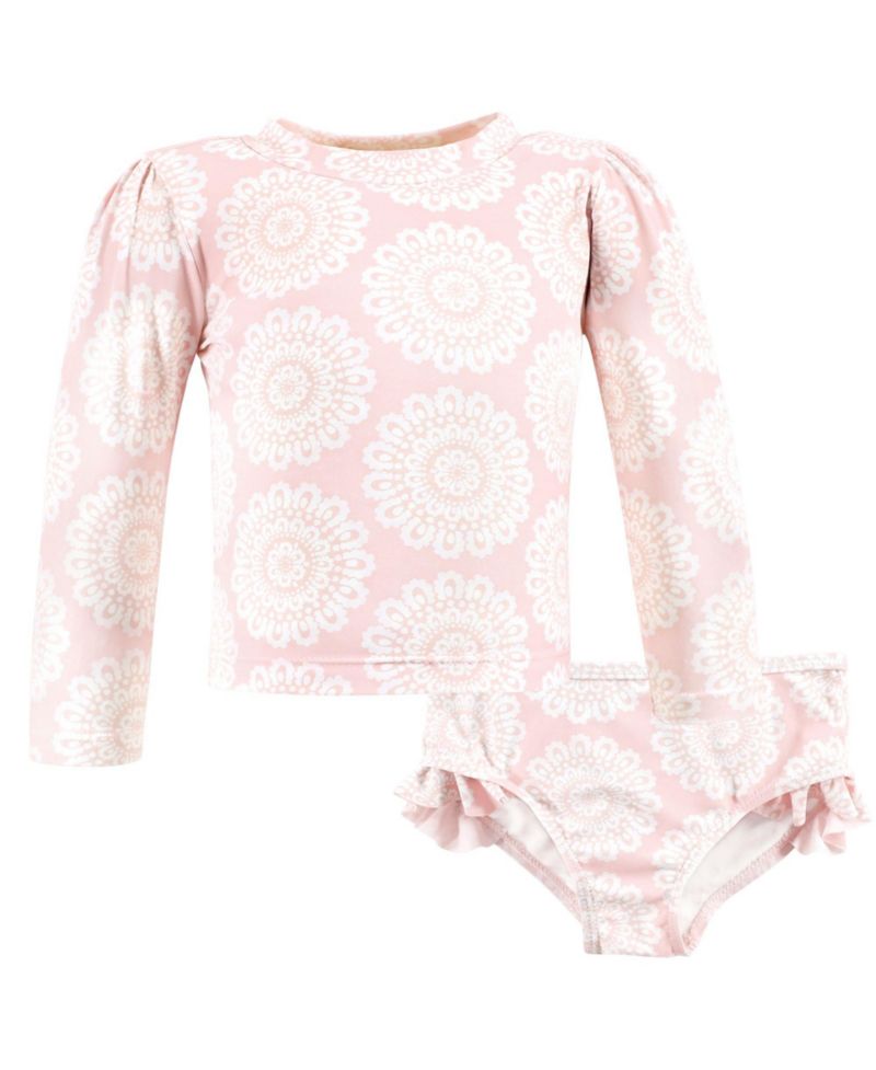 Baby Girls Swim Rashguard Set