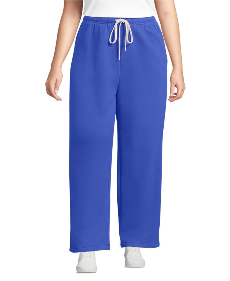 Plus Size Serious Sweats High Rise Relaxed Straight Leg Pants - Set Bottom