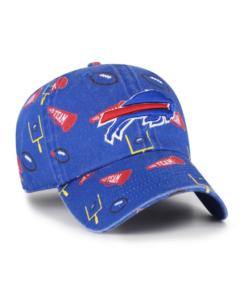 Big Boys and Girls '47 Royal Buffalo Bills Stomping Ground Clean Up Adjustable Hat