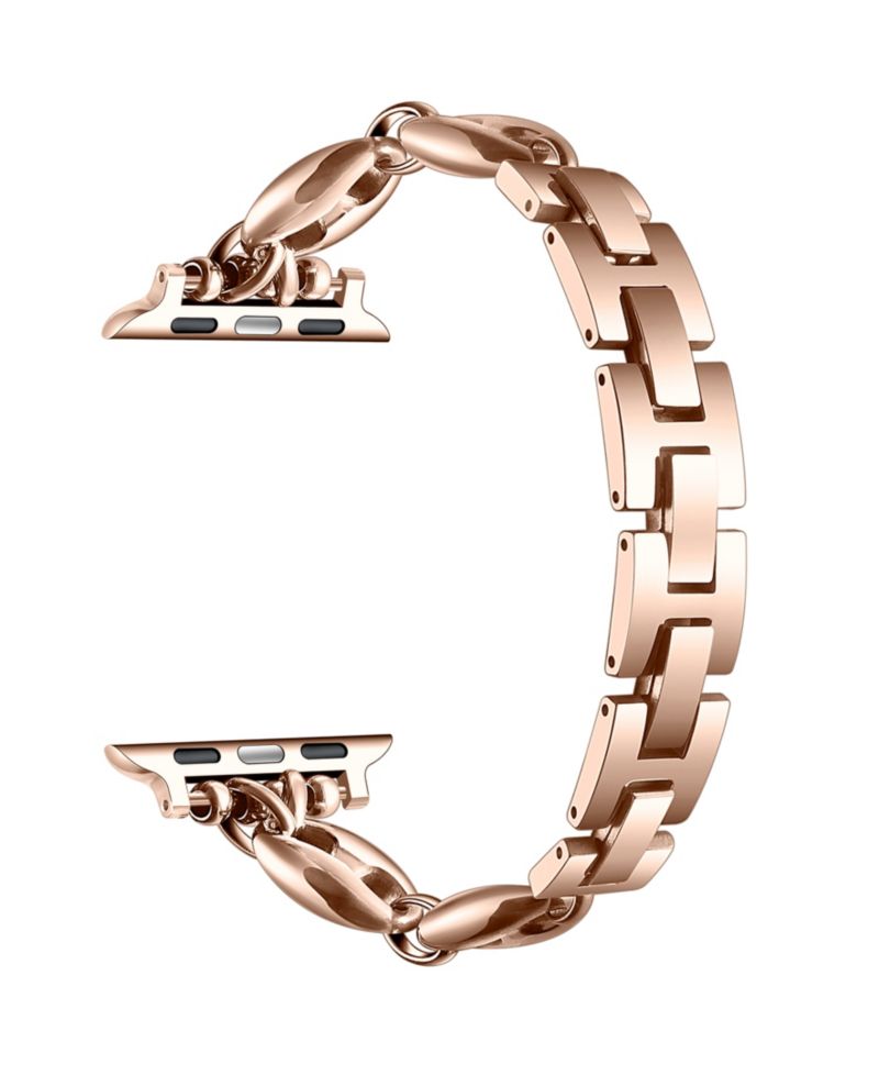 Poppy Stainless Steel Link Band for Apple Watch