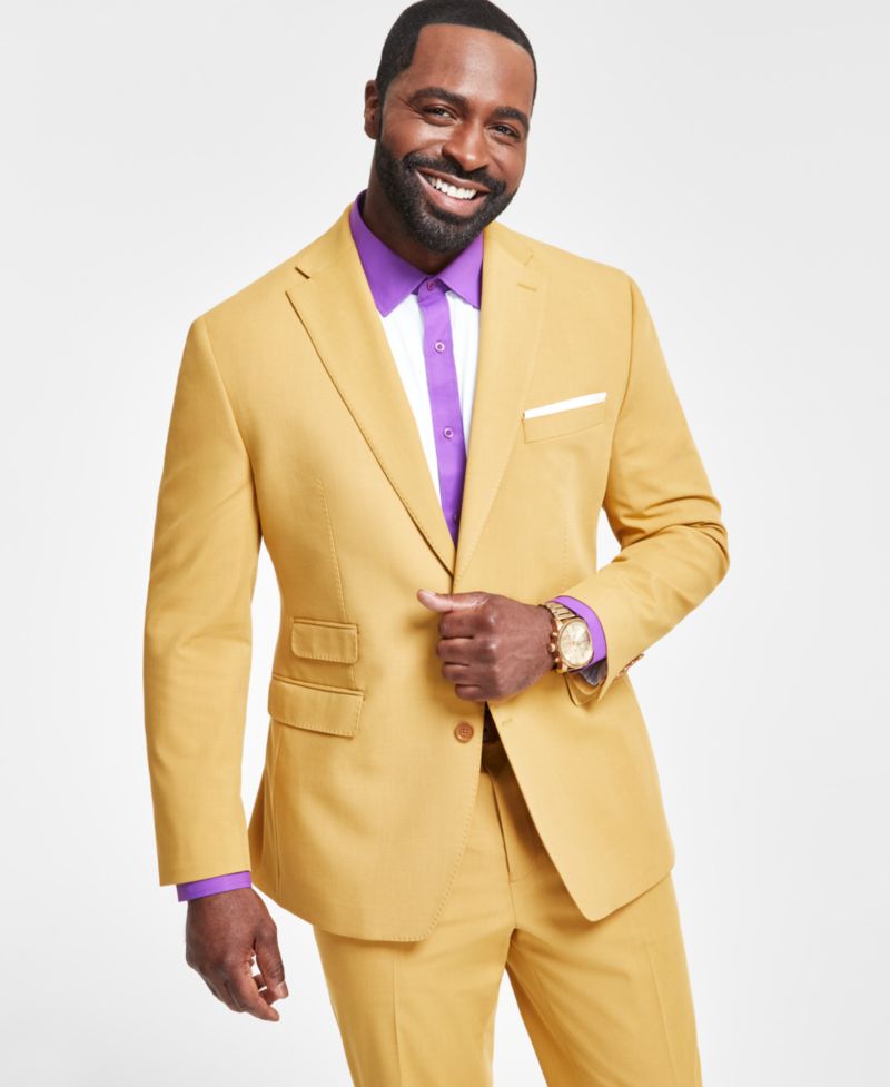 Men's Classic-Fit Solid Suit Separate Jacket - Macy's