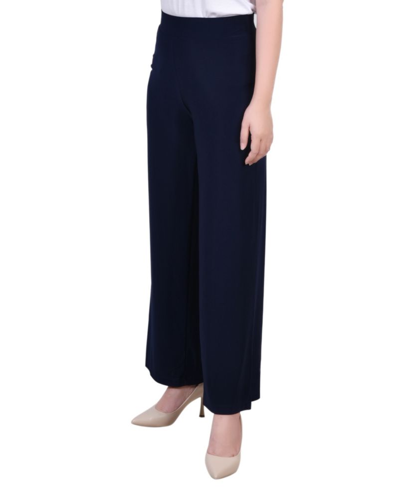 Petite Pull On Palazzo Pants