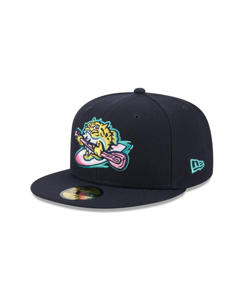 Men's Navy Jersey Shore BlueClaws Theme Nights 59FIFTY Fitted Hat