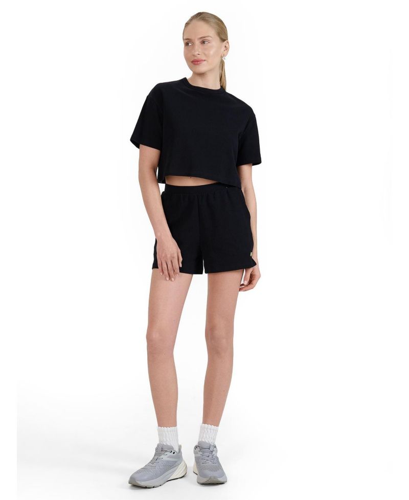 Women's Waffle Knit Short Sweatpants Regular Fit