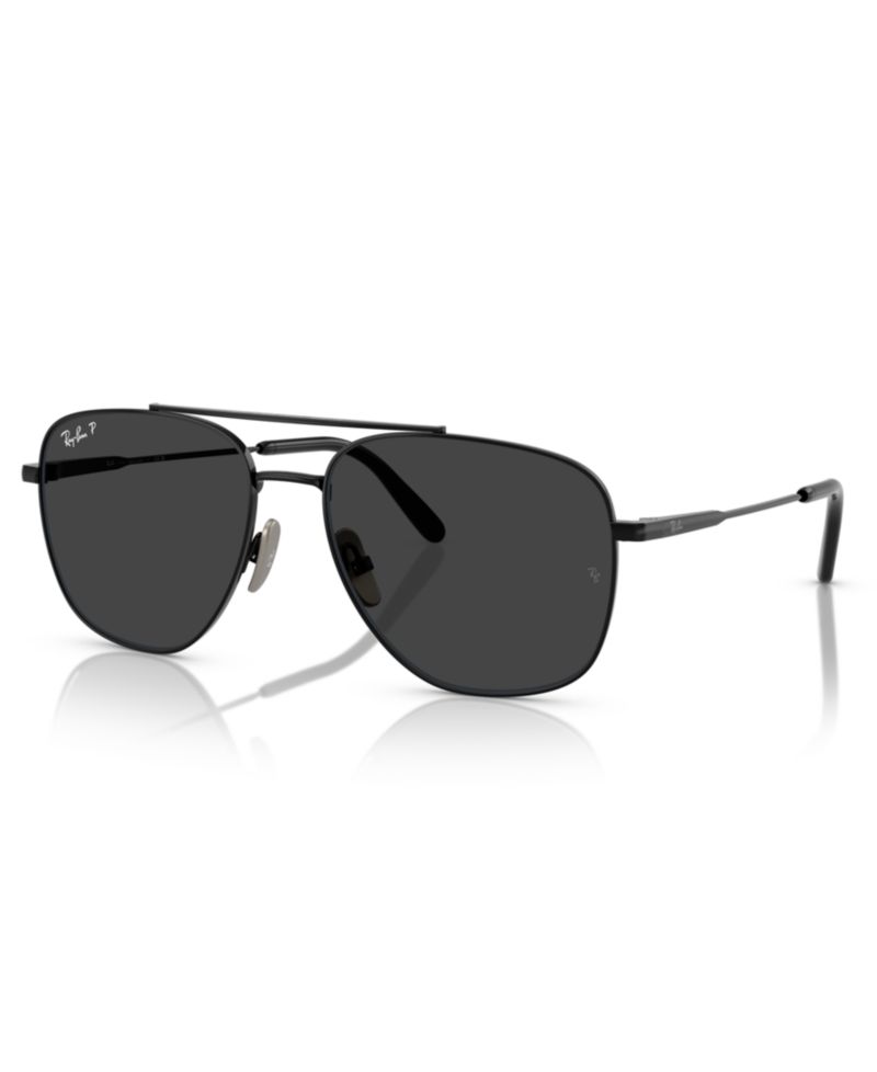 Unisex Polarized Sunglasses, William Titanium RB8097