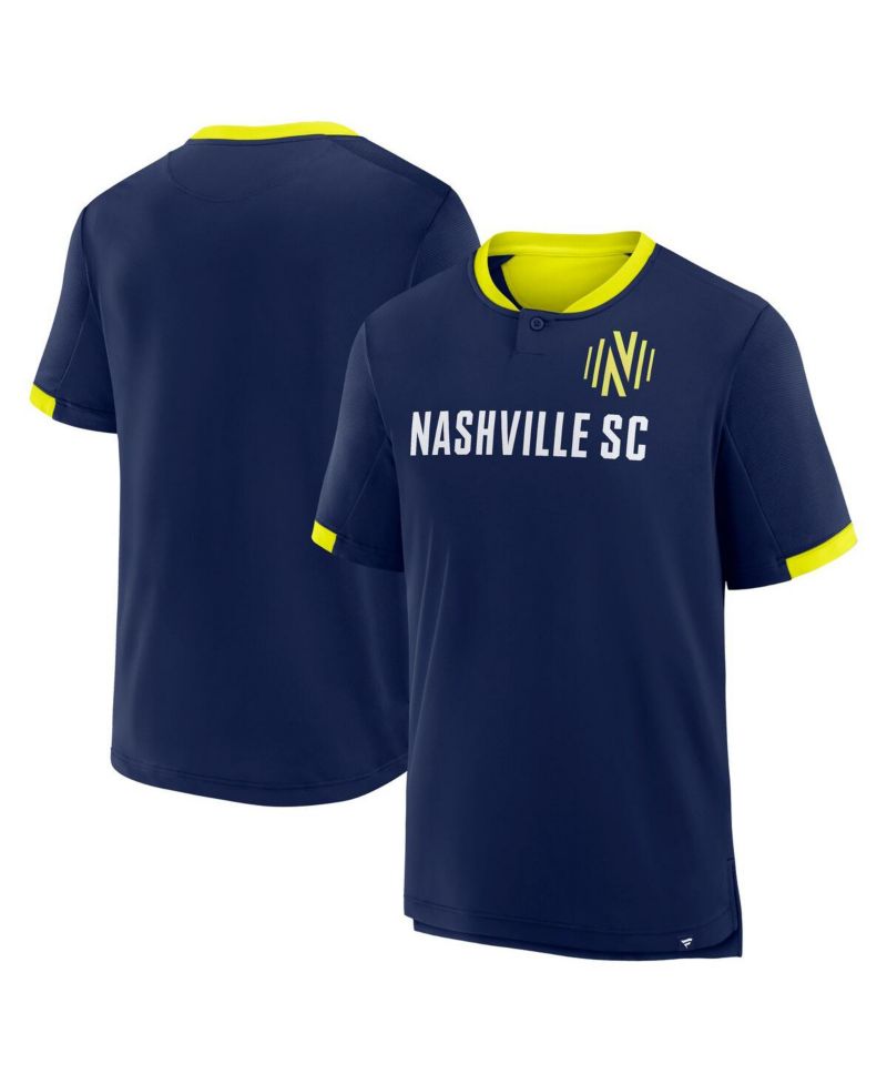 Men's Navy Nashville SC Stoppage Time Striker T-Shirt