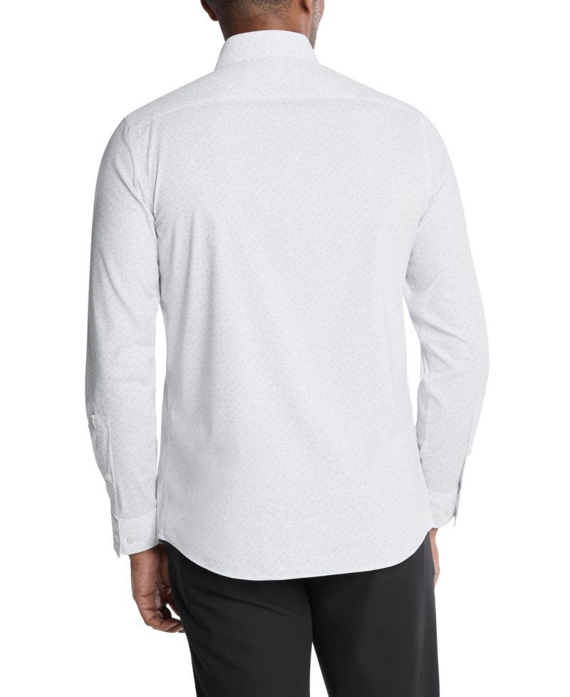 Men's Eco Passport Stretch Untucked Slim Fit Dress Shirt