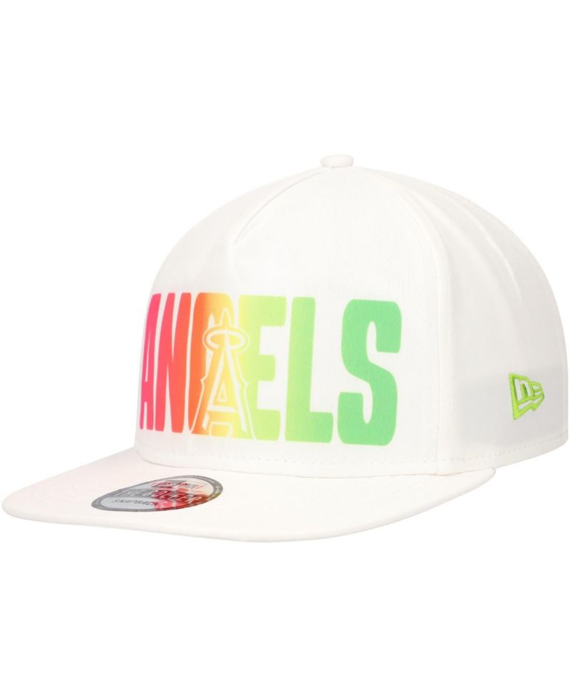 Men's White Los Angeles Angels Spring Spectrum Golfer Snapback Hat
