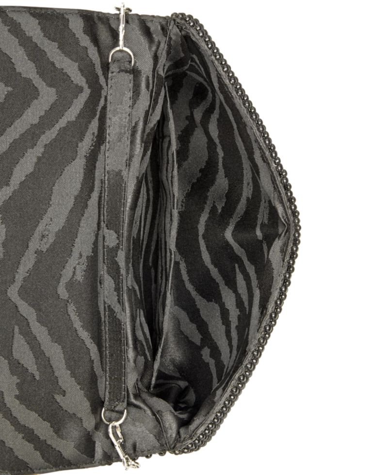 Prudence Shiny Mesh Clutch