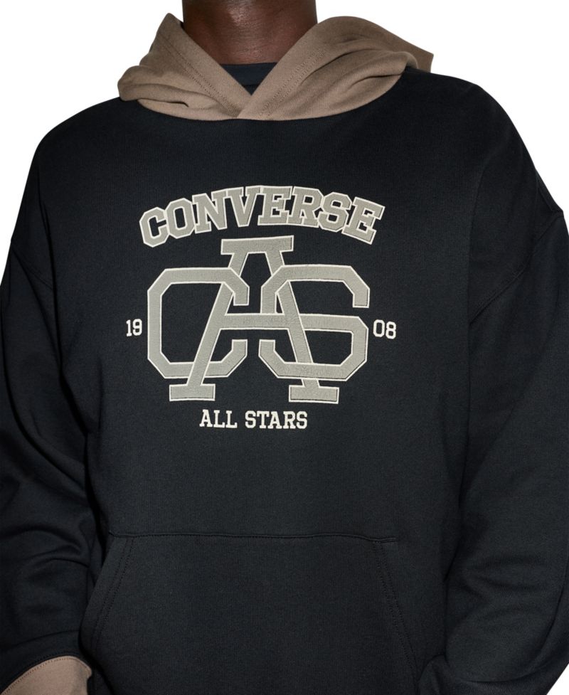 Men's Casual Varsity Fleece Hoodie