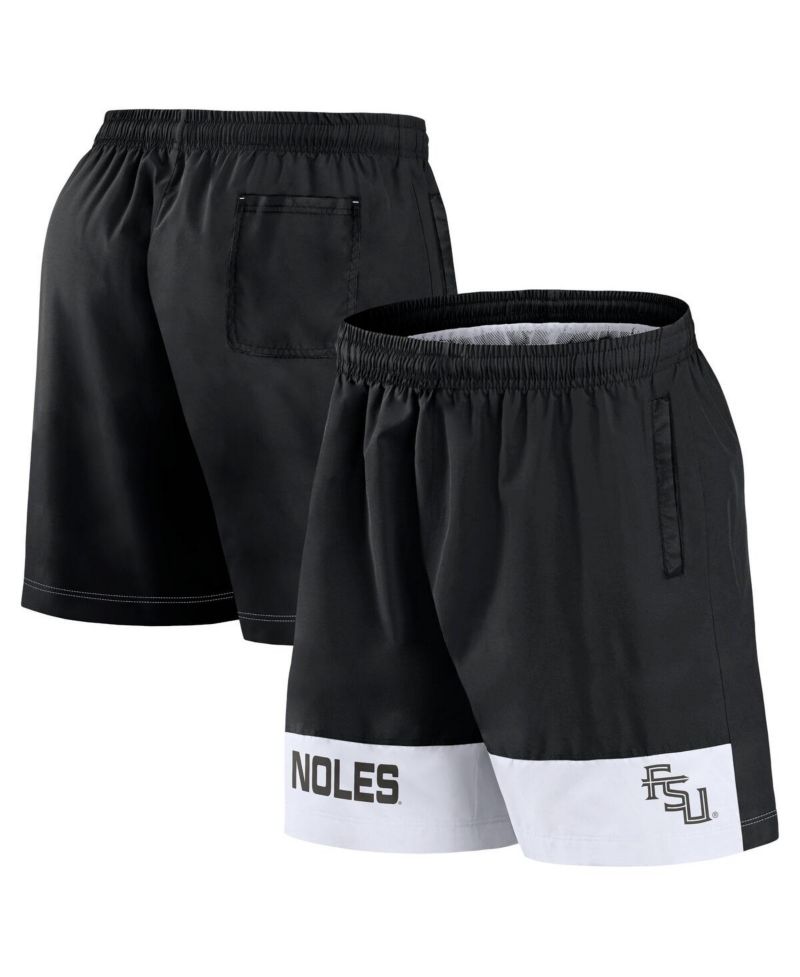 Men's Black Florida State Seminoles Elements Intensity Woven Shorts