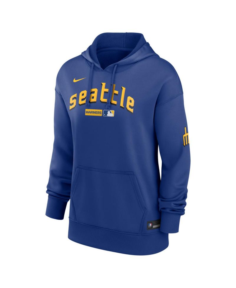Women's Royal Seattle Mariners Authentic Collection City Connect Therma Hoodie