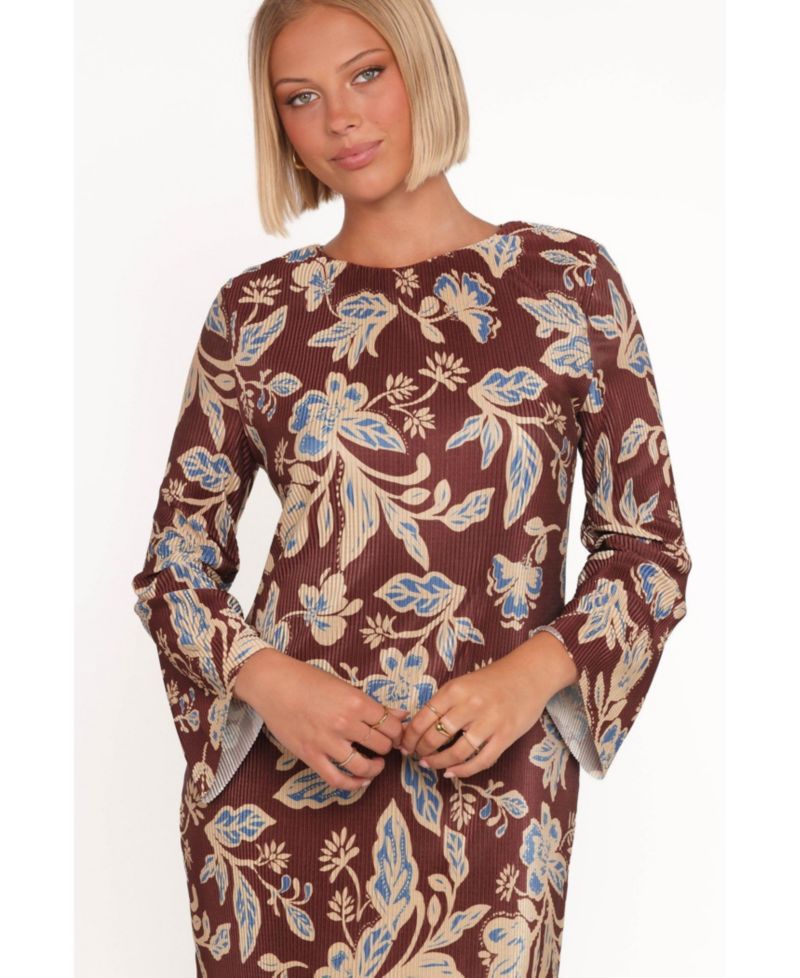 Women's Morena Long Sleeve Midi Dress