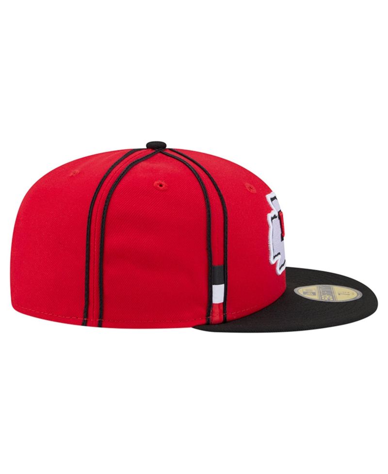 Men's Red Kansas City Chiefs Soutache 59FIFTY Fitted Hat