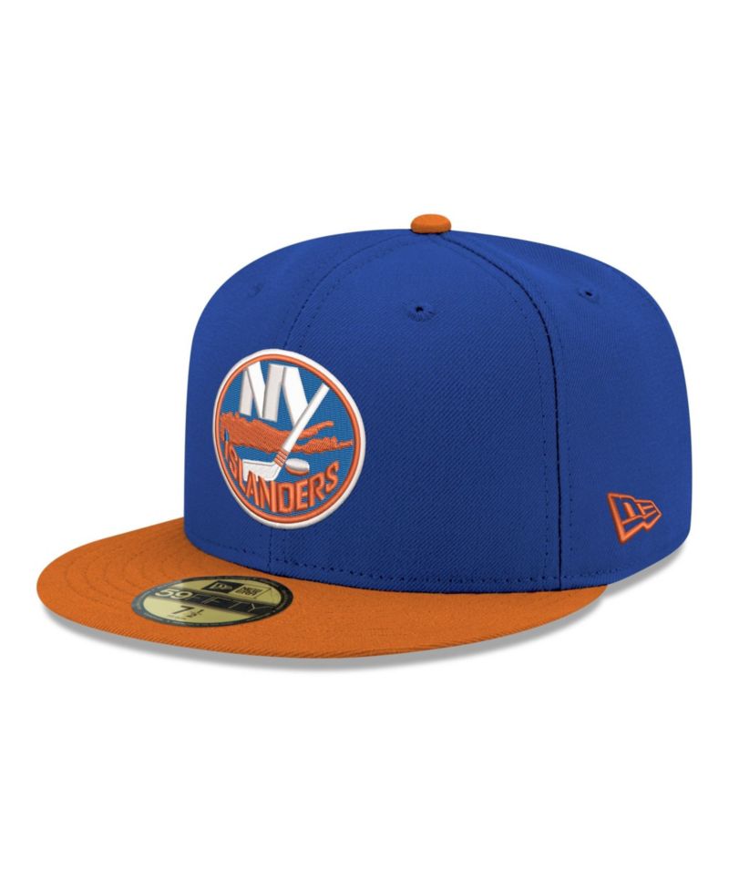 Men's Blue New York Islanders Core Logo Two-Tone 59FIFTY Fitted Hat