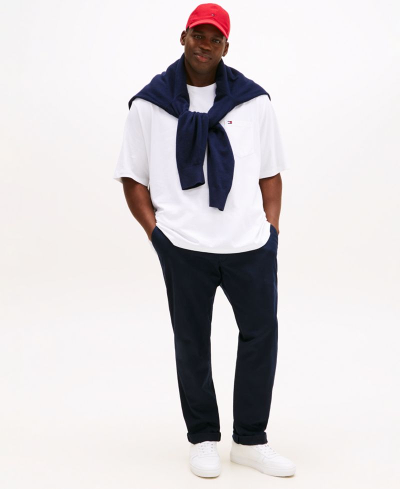 Men's Big & Tall Tommy Crew Neck Pocket T-Shirt