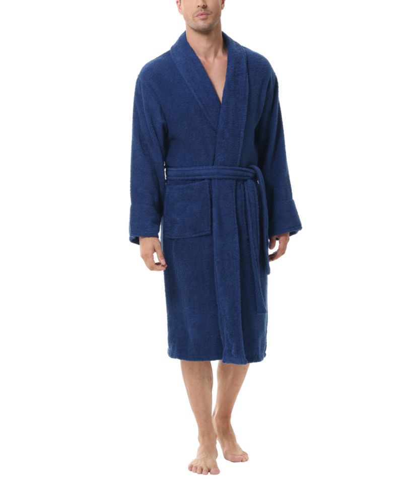 Men's All Cotton Terry Robe