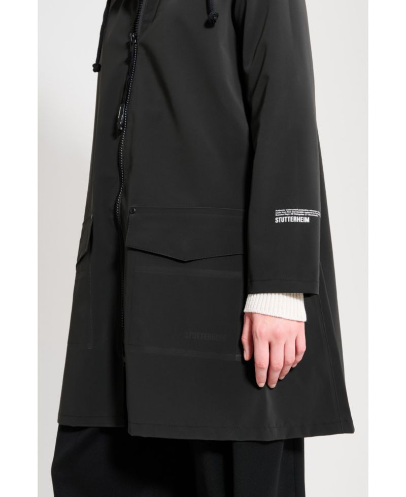Women's Mosebacke Patch Matte Raincoat