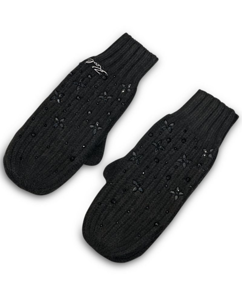 Studded Flip Top Mitten Gloves