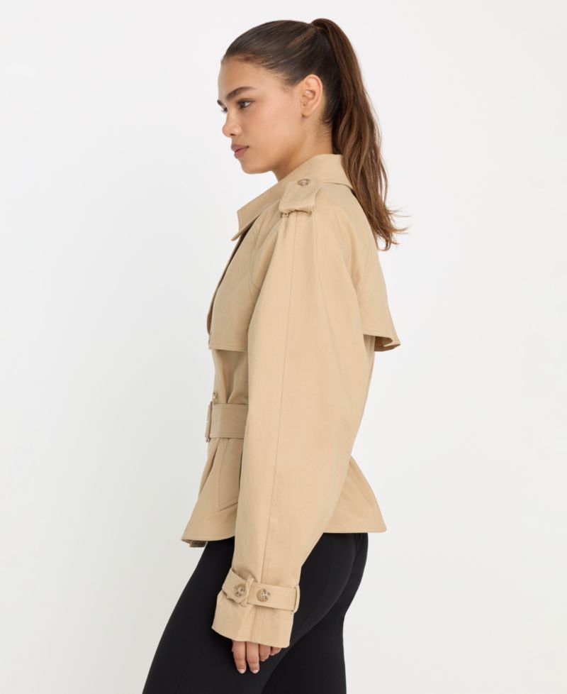 Women's Cropped Trench Jacket