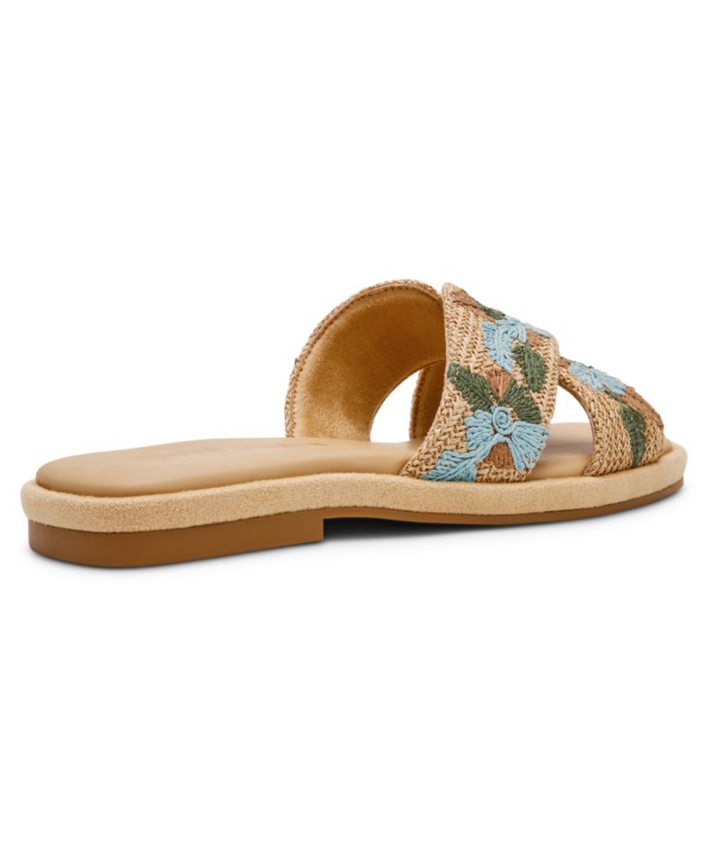 Women's Khloe Crossband Slide Flat Sandals