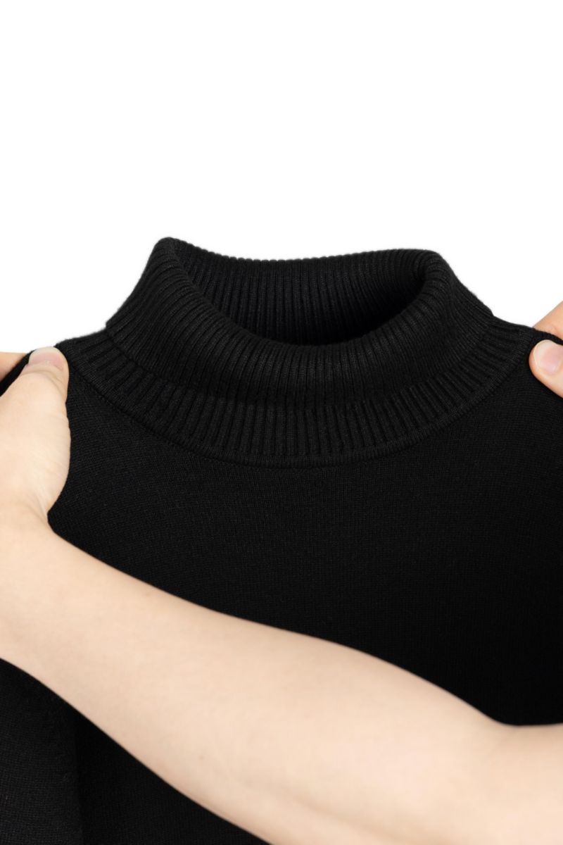 Boy's Basic Turtleneck Sweater