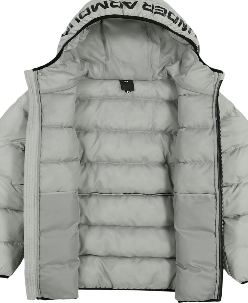 Boys' 8-20 Logo Full-Zip Puffer Hooded Jacket