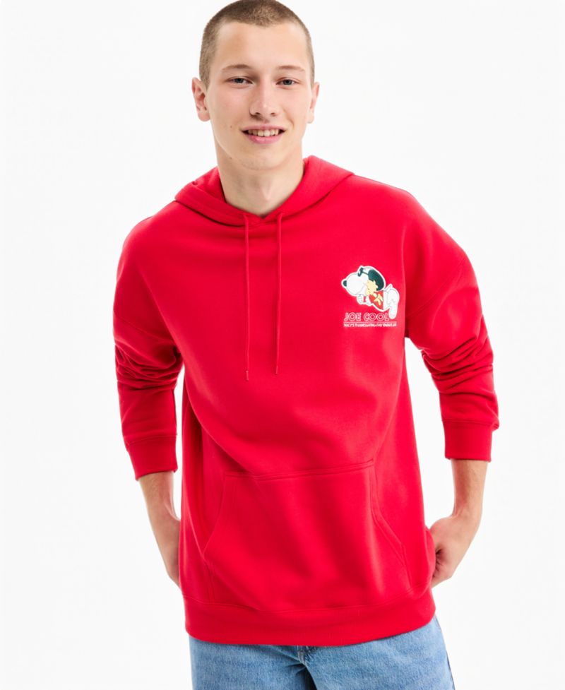 100th Thanksgiving Day Parade Adult Unisex Joe Cool Snoopy & Woodstock Balloon Pullover Hoodie