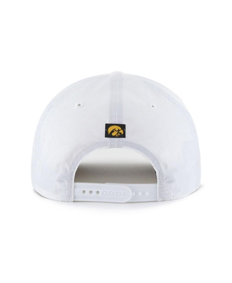 Men's White Iowa Hawkeyes Condor Hitch Brrr Adjustable Hat