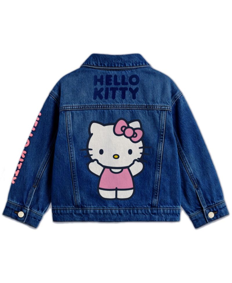 Girls' 2T-6X Classic Front-Button Denim Jacket