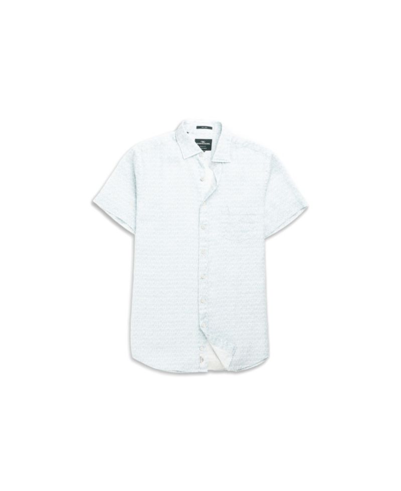 Men's Glenene Short Sleeve Sport Fit Linen Shirt